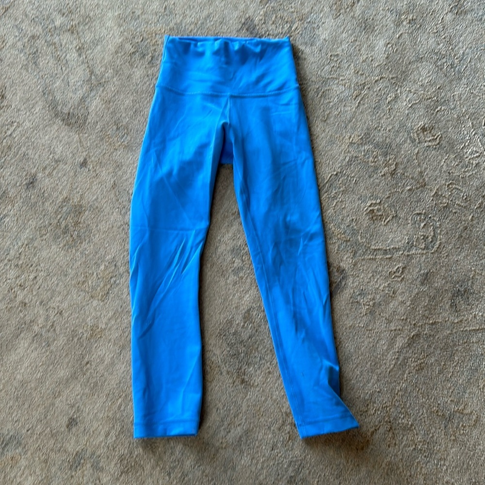 Blue Lululemon athletic pants women’s size 2